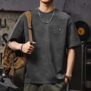 American-style Versatile Mens Short-sleeve T-shirt